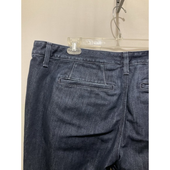 Eddie Bauer Jeans Women's 20 Blue‎ Denim Cotton Stretch Skater Wide Leg Outdoor - Picture 4 of 12